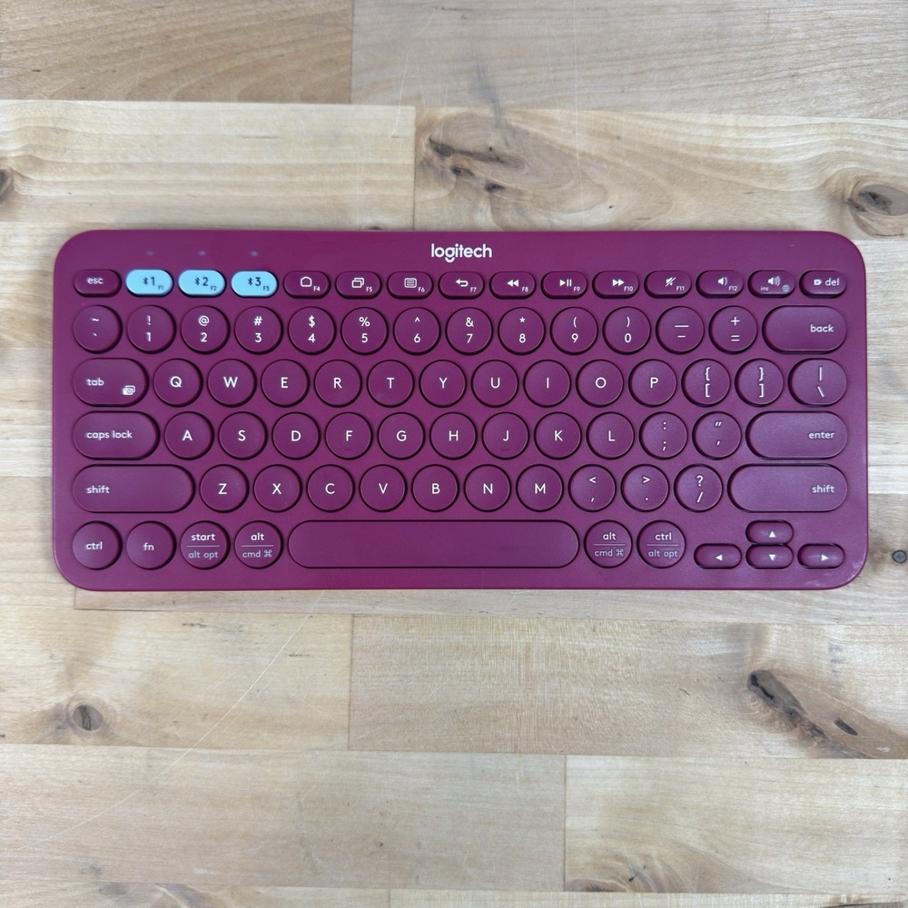 Logitech K380 RARE MAGENTA Bluetooth Keyboard – Windows, Mac, Chrome OS, Android